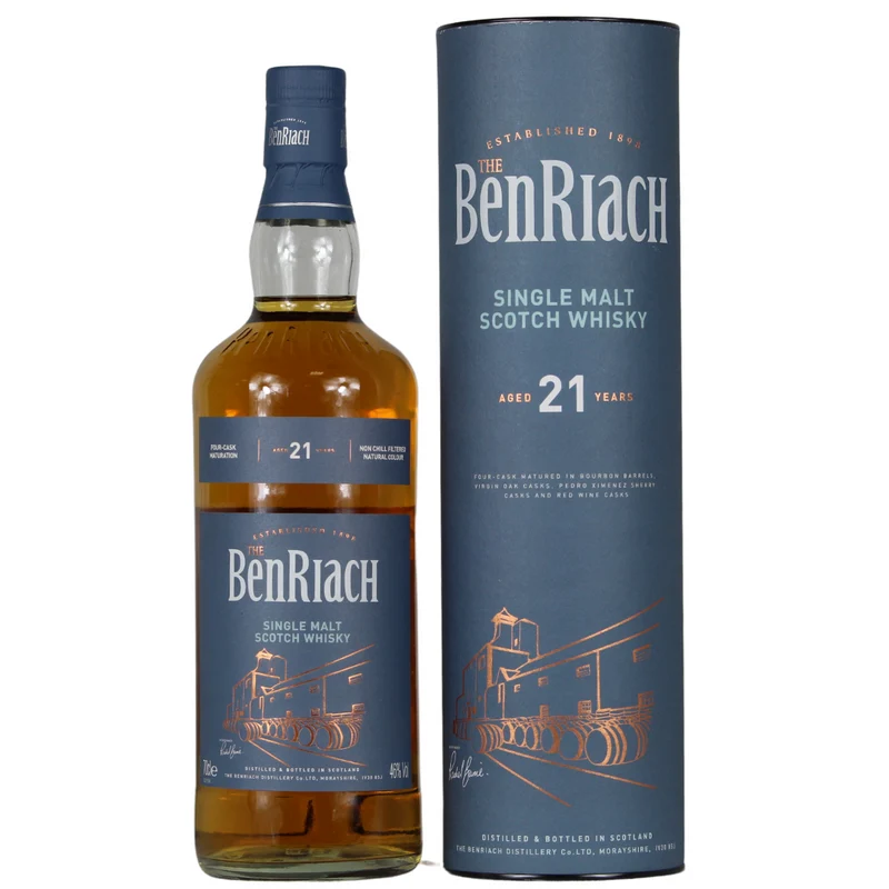 Benriach 21 Jahre Four Cask Matured (Bottled 2019) 46% 0,7l
