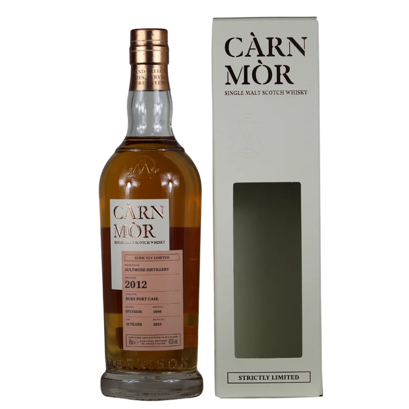 Aultmore 10 Jahre Ruby Port Cask Carn Mor 47,5% 0,7l