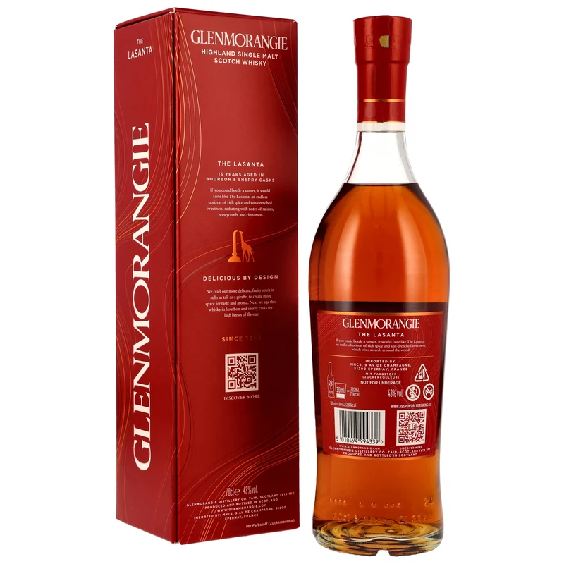 Glenmorangie 15 Jahre Lasanta 43% 0,7l