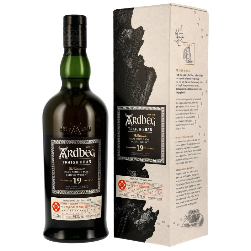 Ardbeg 19 Jahre Traigh Bhan Batch 7 50,3% 0,7l