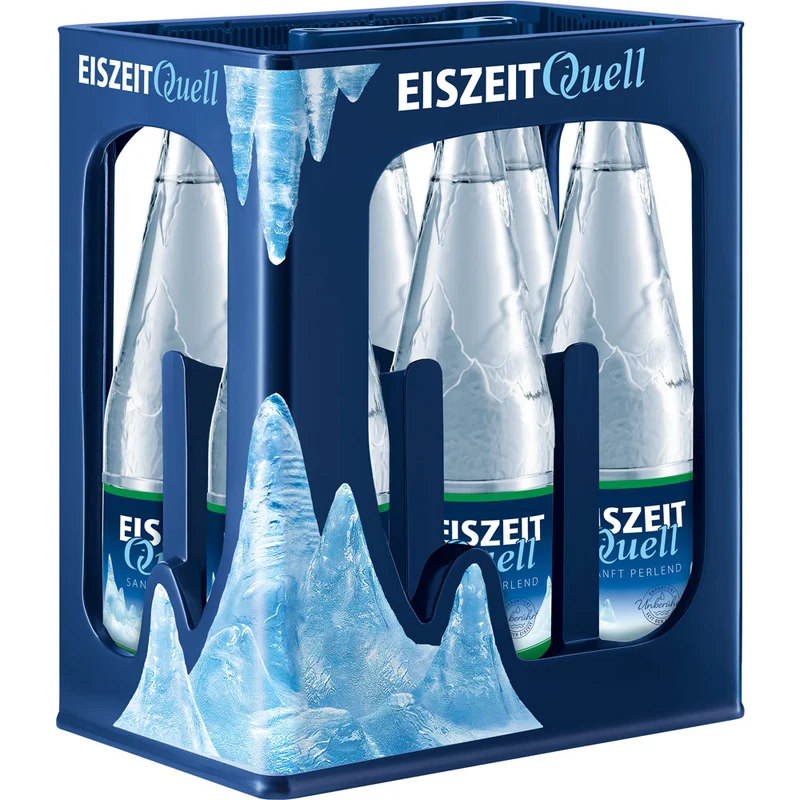 EiszeitQuell Sanft Perlend 6x 1 Liter (MEHRWEG)