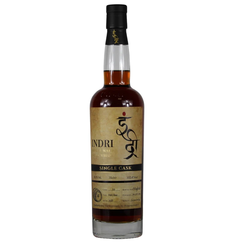 Indri Single Cask Peated Oloroso Sherry Butt #33 58,5% 0,7l