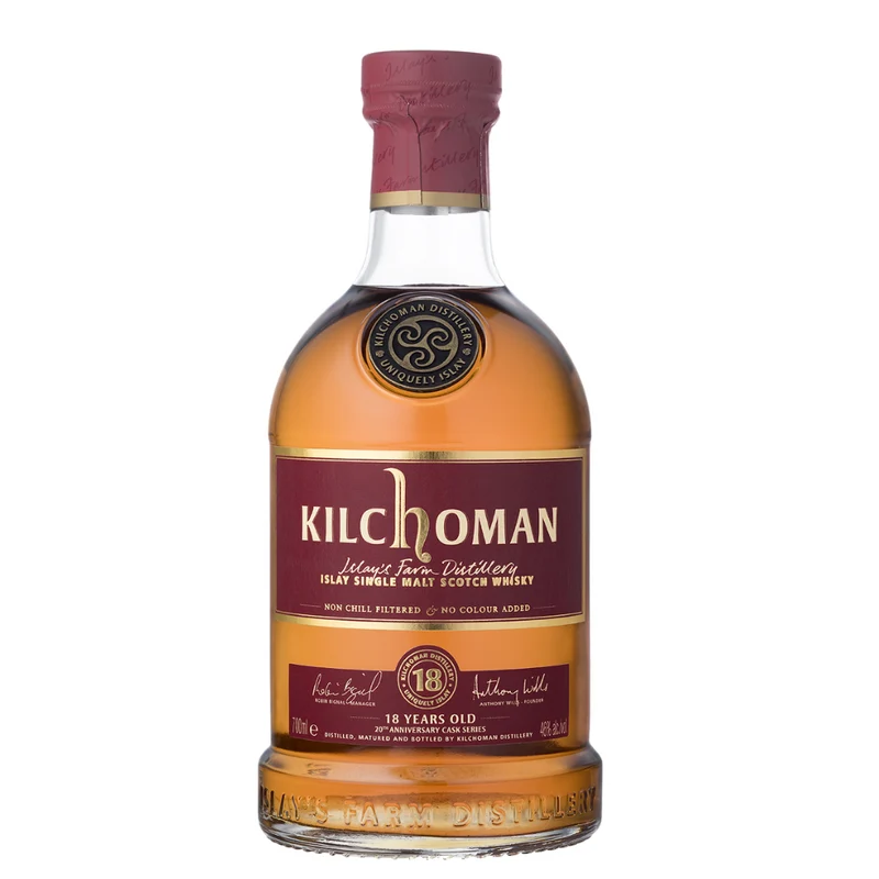 Kilchoman 18 Jahre 20th Anniversary Cask Series Ex-Bourbon Cask 46% 0,7l