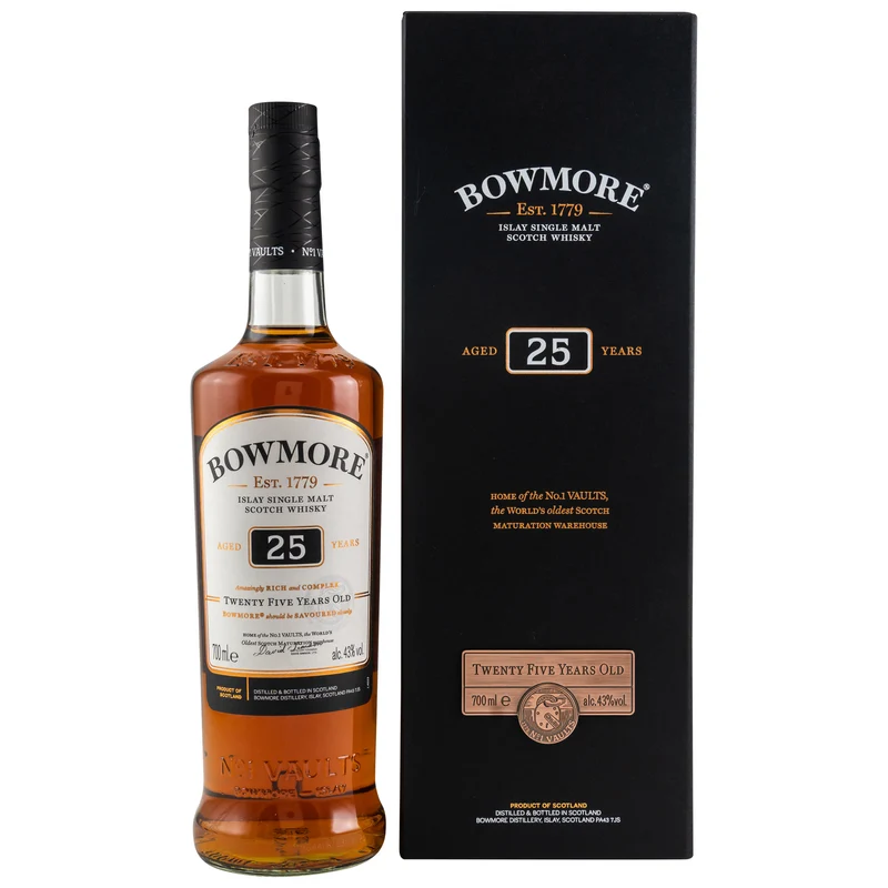 Bowmore 25 Jahre 43% 0,7l