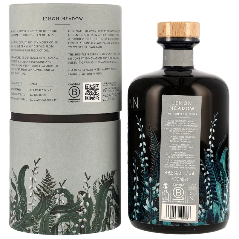 Nc'Nean Organic Single Malt Whisky Huntress Lemon Meadow 2025 48,5% 0,7l