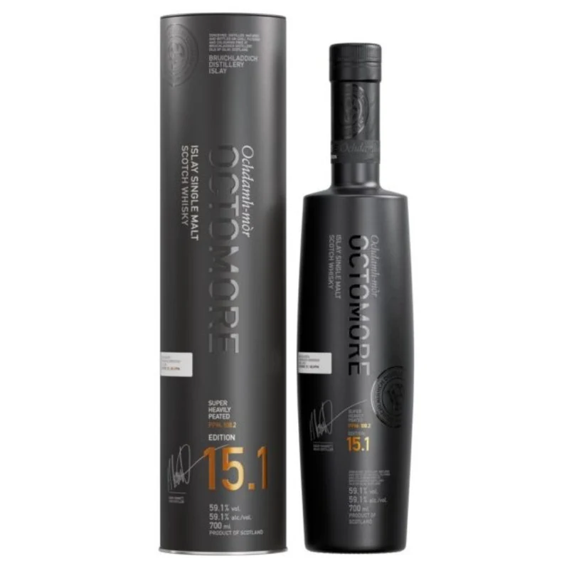 Octomore 15.1 Super Heavily Peated 108,2 PPM 59,1% 0,7l