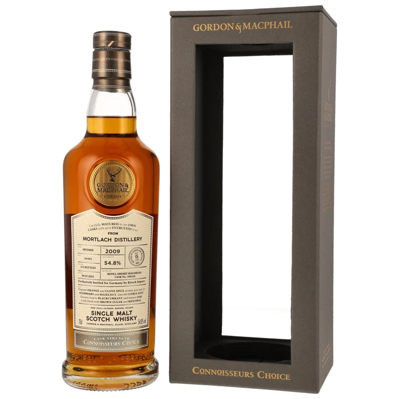 Mortlach 15 Jahre Refill Sherry Hogshead #306326 G&M 54,8% 0,7l