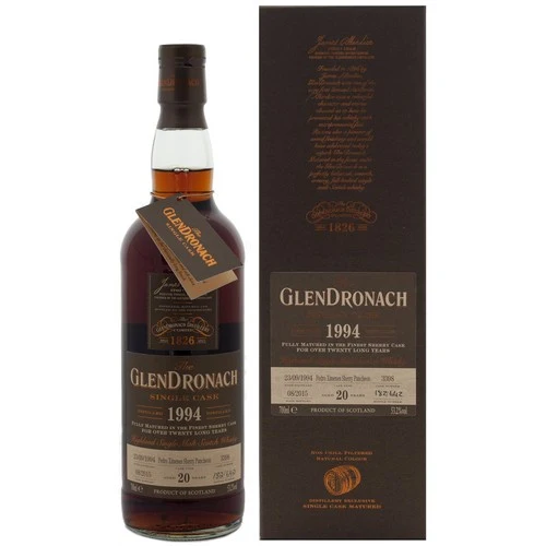 Glendronach 20 Year Old Batch 12 Cask #3398