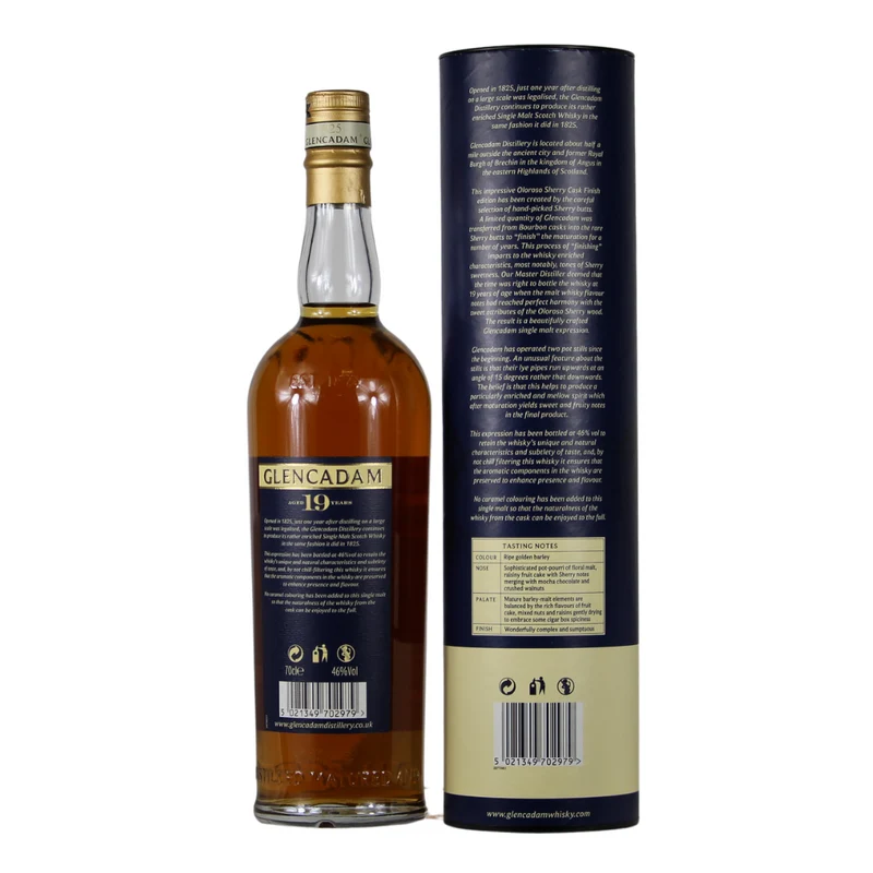 Glencadam 19 Jahre Limited Edition Oloroso Sherry Cask Finish 46% 0,7l