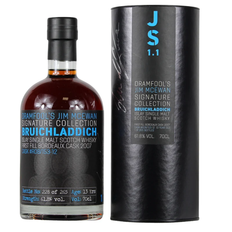Jim McEwan Signature Collection Bruichladdich 1st Fill Bordeaux Cask 2007 61,8% 0,7l