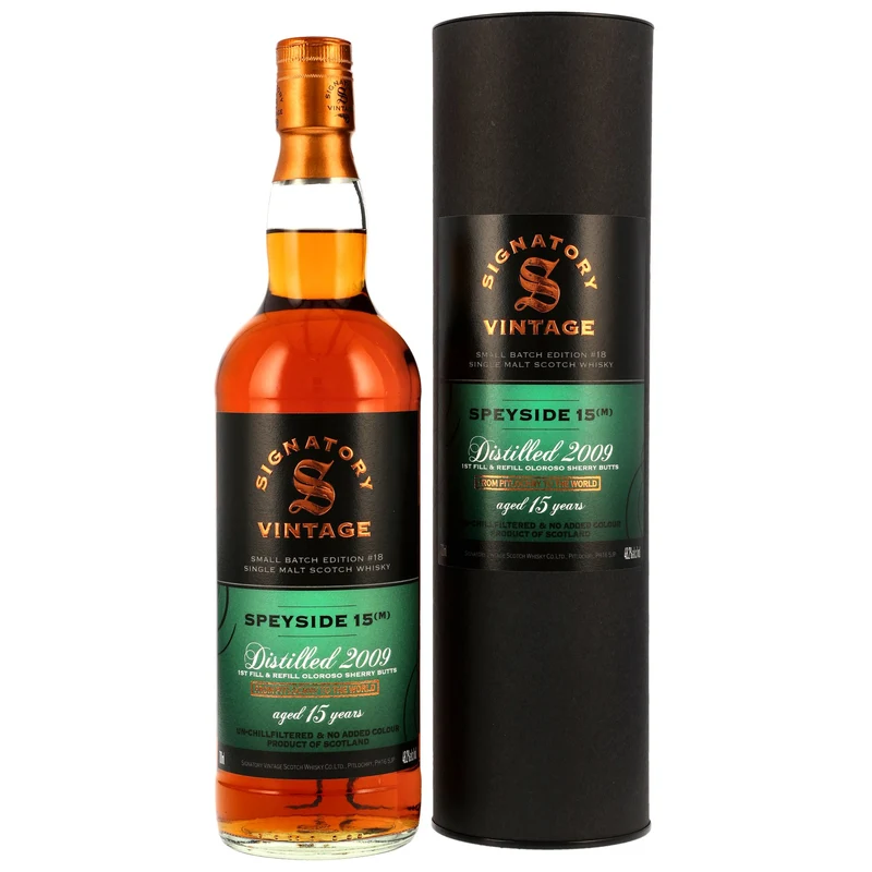 Speyside (M) 2009/2025 15 Jahre SV Small Batch Edition #18 48,2% 0,7l