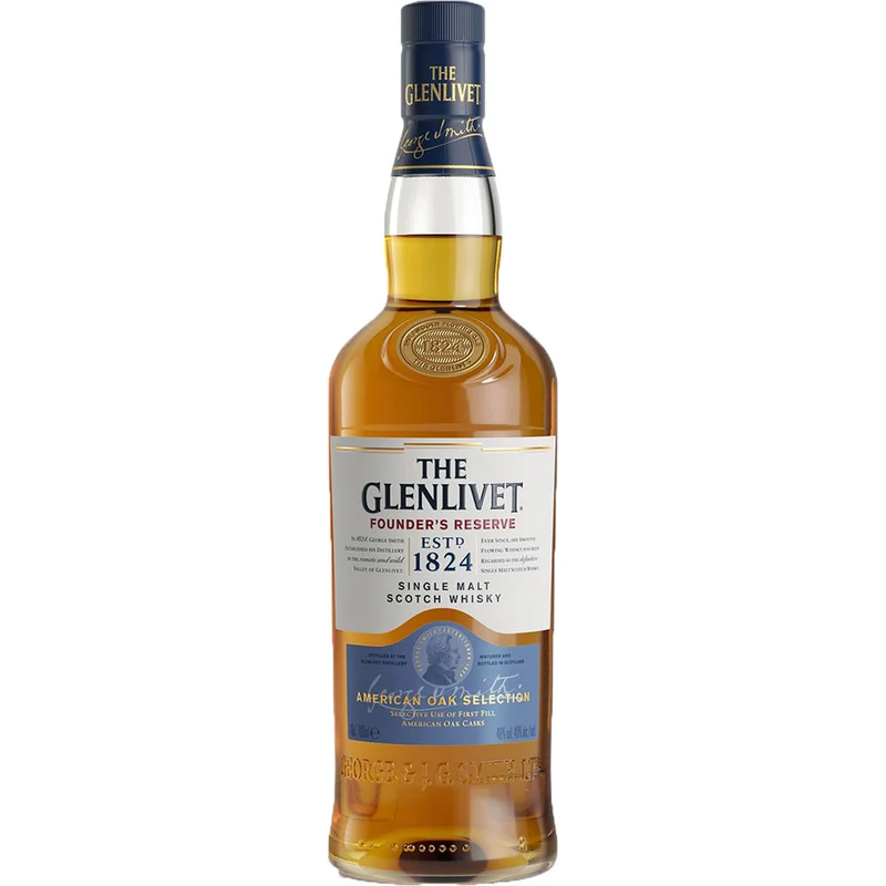 Glenlivet Founder's Reserve Single Malt Scotch Whisky 40% 0,7 Liter