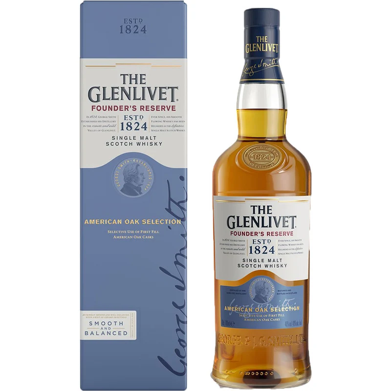 Glenlivet Founder's Reserve Single Malt Scotch Whisky 40% 0,7 Liter