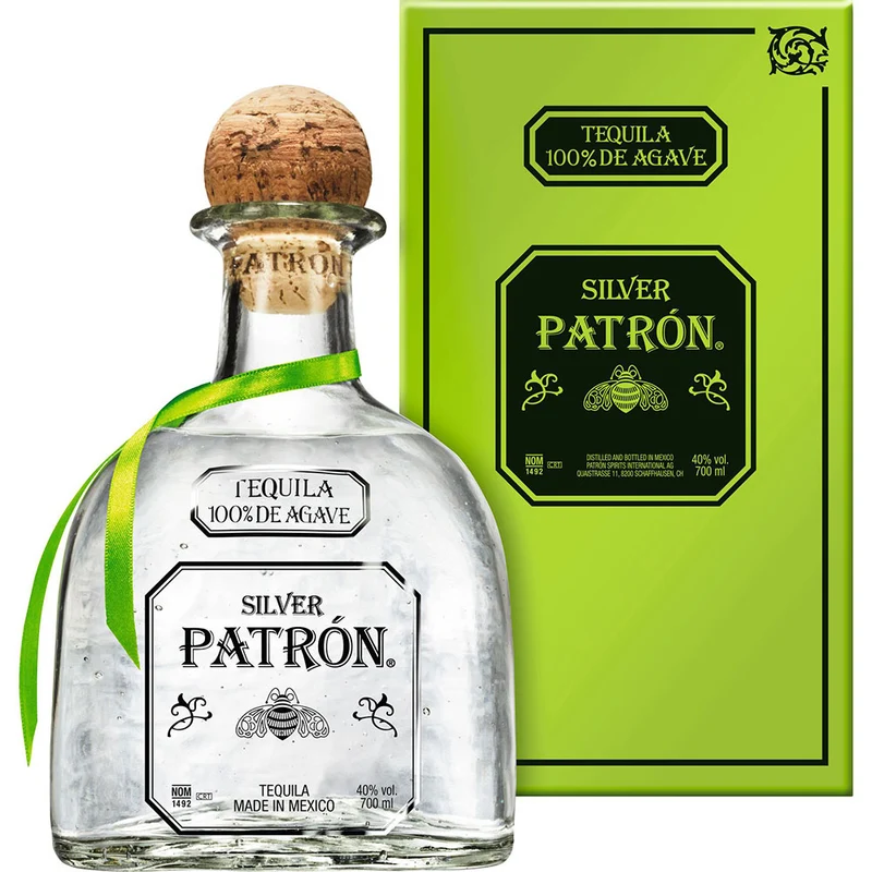 Patrón Tequila Silver 100% Agave 40% 0,7 Liter