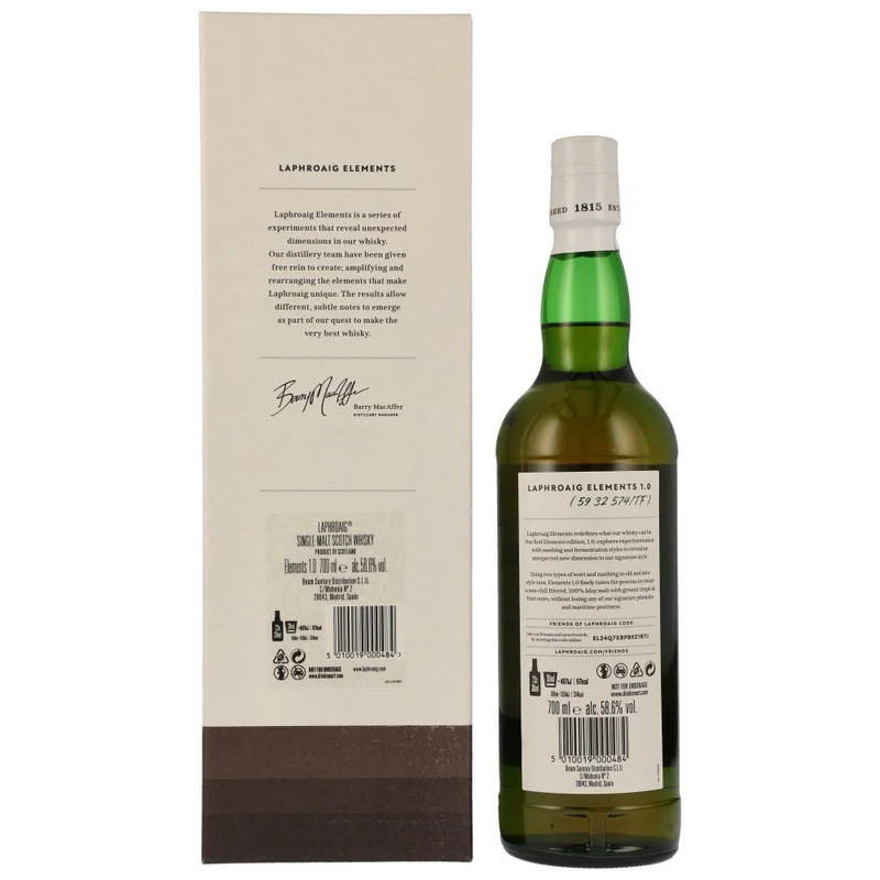 Laphroaig Elements L 1.0 A Limited Release 58,6% 0,7l