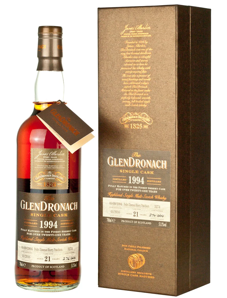 Glendronach 21 Year Old 1994 Batch 13