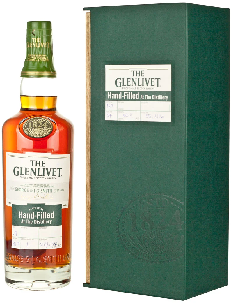Glenlivet 24 Year Old Hand Filled Batch #1
