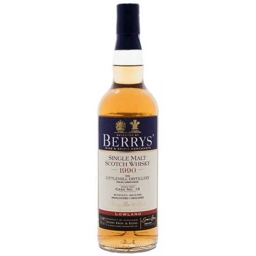 Littlemill 22 Year Old 1990 Berry's Own Cask #16