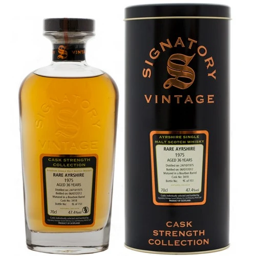 Ladyburn Rare Ayrshire 36 Year Old Signatory