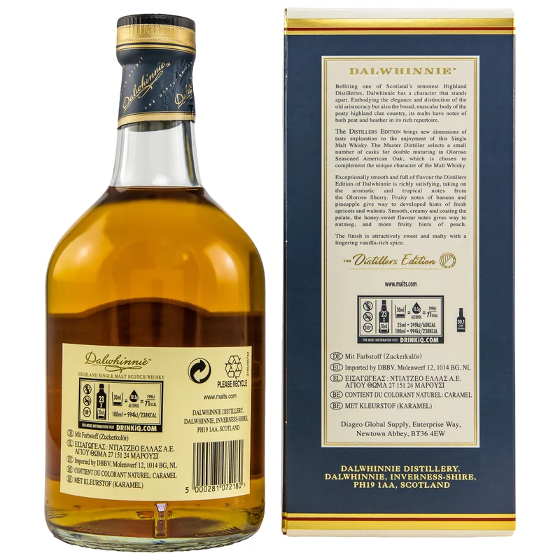 Dalwhinnie Distillers Edition 43% 0,7l