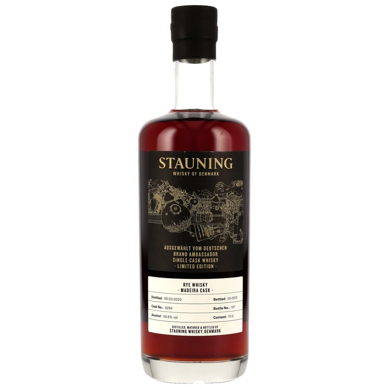 Stauning Rye 2020/2025 5 Jahre Madeira Single Cask #8294 59,8% 0,7l