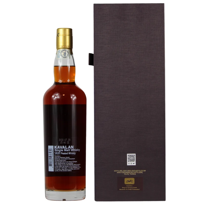 Kavalan Solist Peated Cask #R150414044A 52,4% 0,7l
