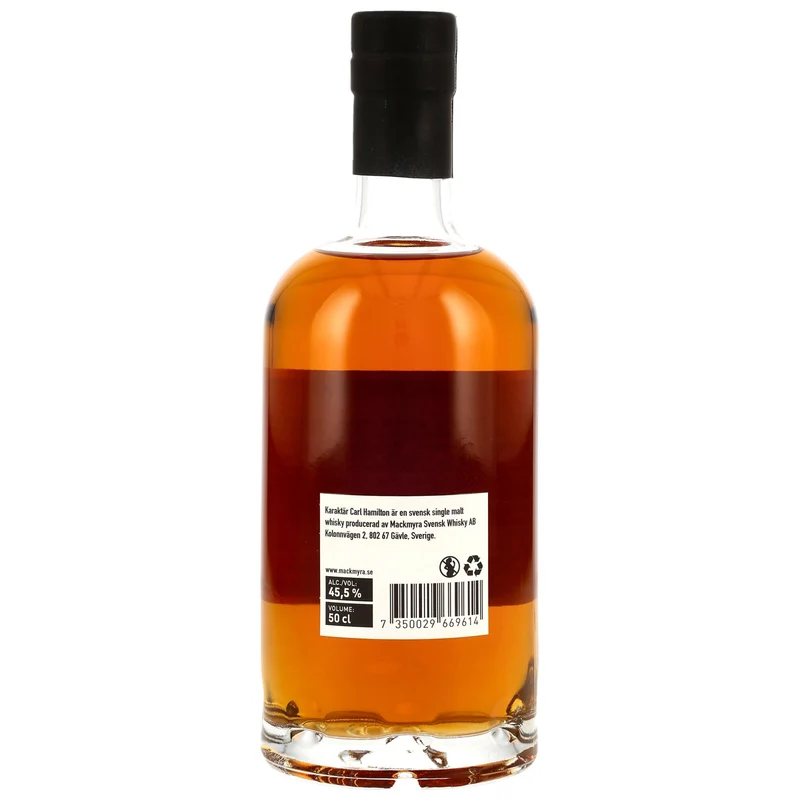 Mackmyra Karaktär Carl Hamilton Single Malt 45,5% 0,5l