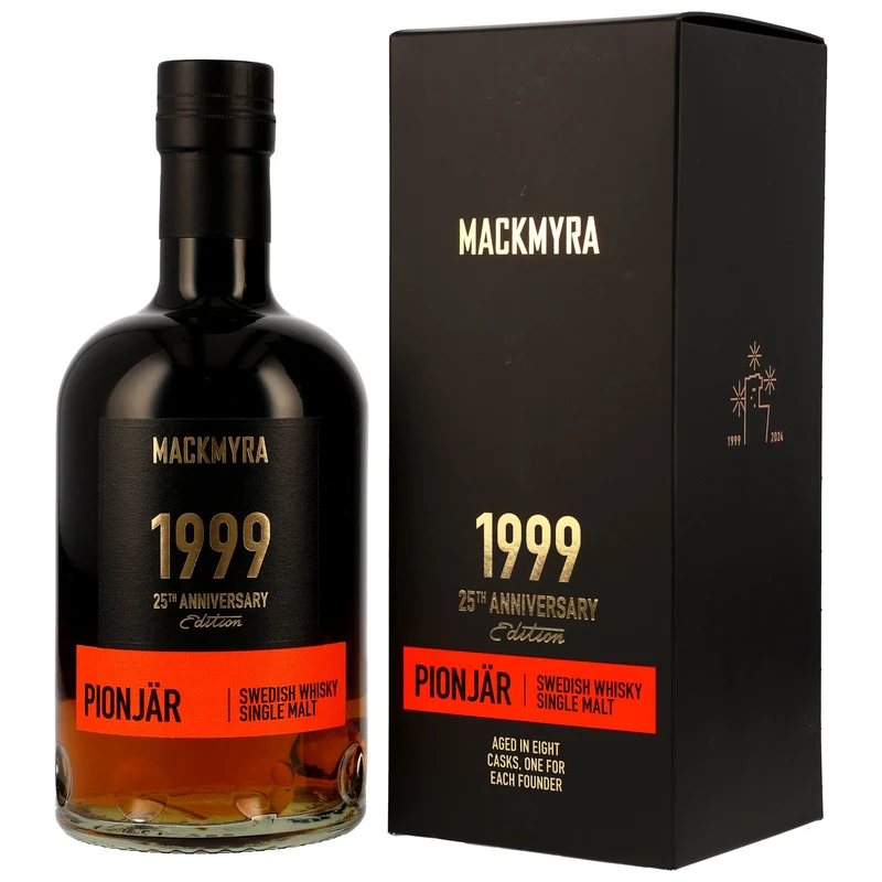 Mackmyra Pionjär 25th Anniversary 46,9% 0,7l