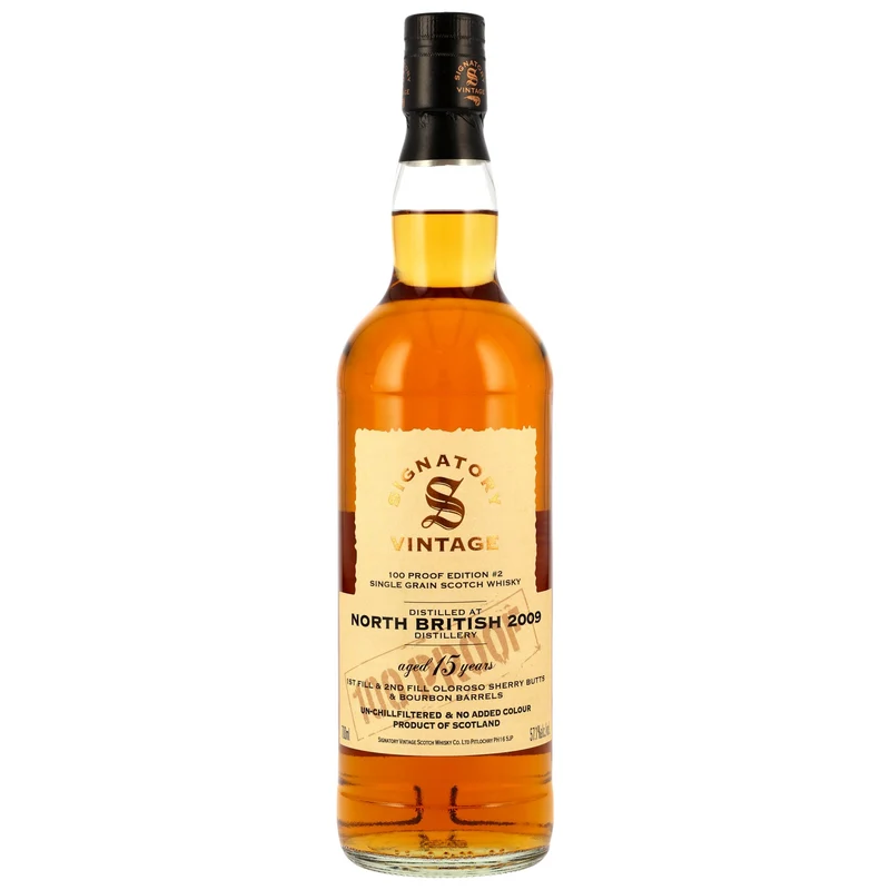 North British 2009/2025 15 Jahre Signatory Vintage Grain Edition #2 57,1% 0,7l