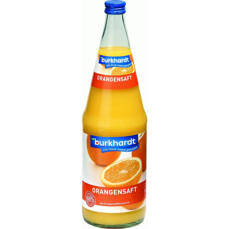 Burkhardt Orangensaft 6x 1 Liter (MEHRWEG)