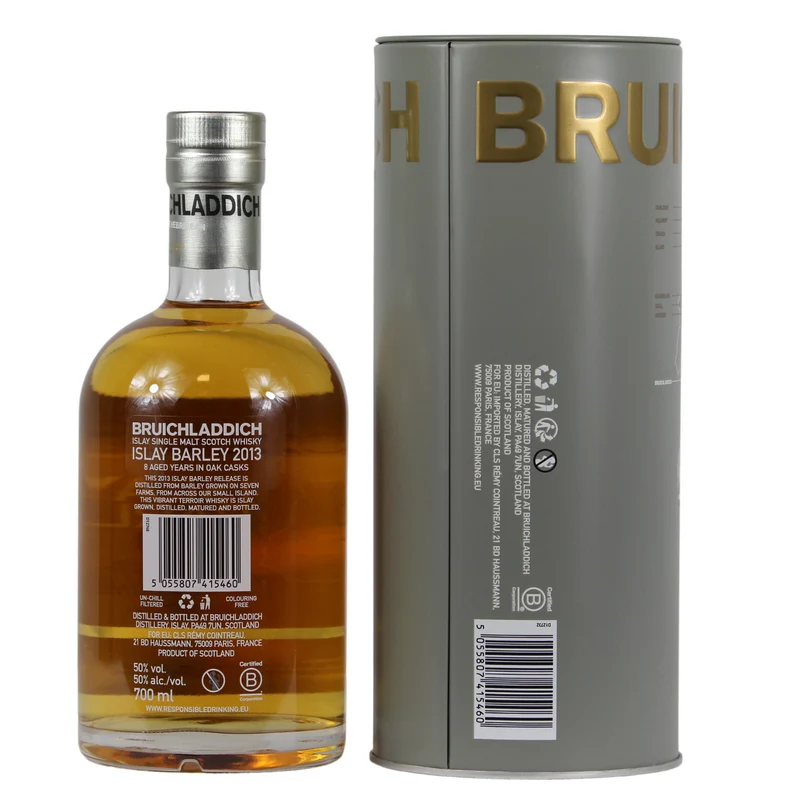 Bruichladdich Islay Barley 8 Jahre 2013 50% 0,7l