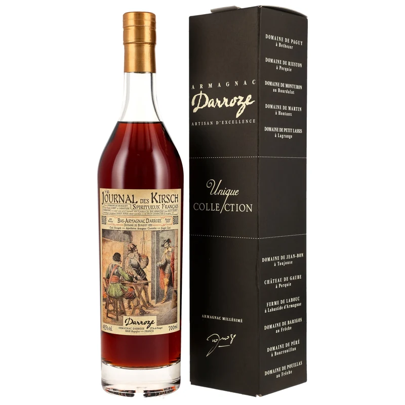 Darroze Armagnac Domaine de Busquet 1999/2025 Journal des Kirsch 49,5% 0,7l
