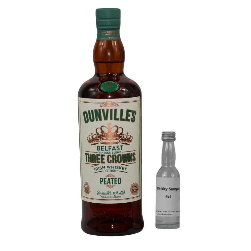 SAMPLE 4cl Dunville's Three Crowns Peated Irish Whiskey 43,5%