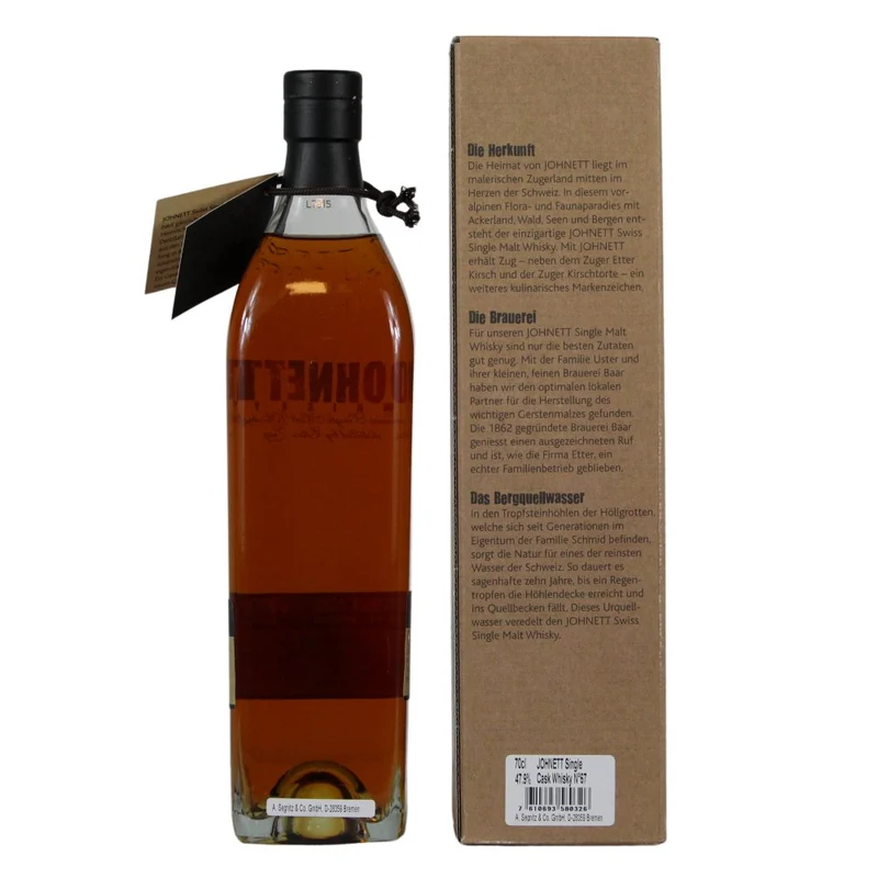 Johnett Swiss Single Malt Single Cask #67 47,9% 0,7l
