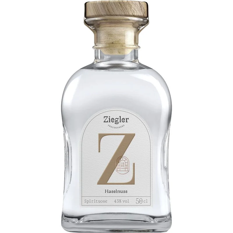 Ziegler Haselnuss Spirituose 43% 0,5 Liter