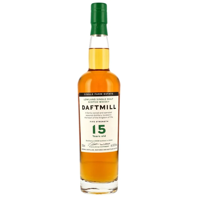 Daftmill 15 Jahre 2009/2024 Fife Strength 56,3% 0,7l