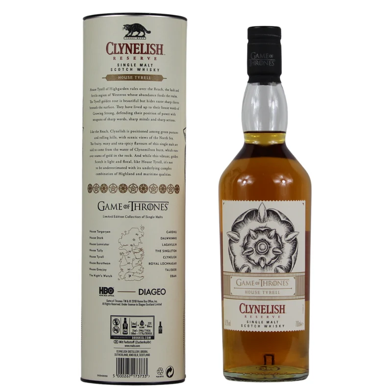 Clynelish House Tyrell Game of Thrones Edition 51,2% 0,7l