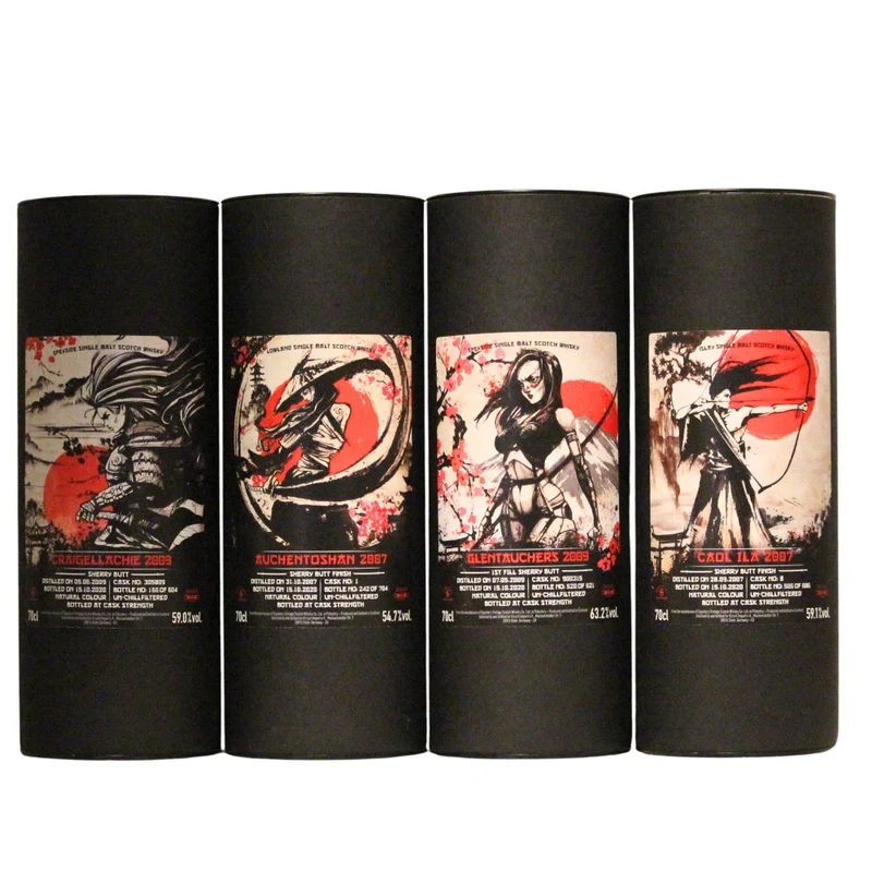 Signatory Vintage Samurai Set 2020 54,7-63,2% 4x 0,7l