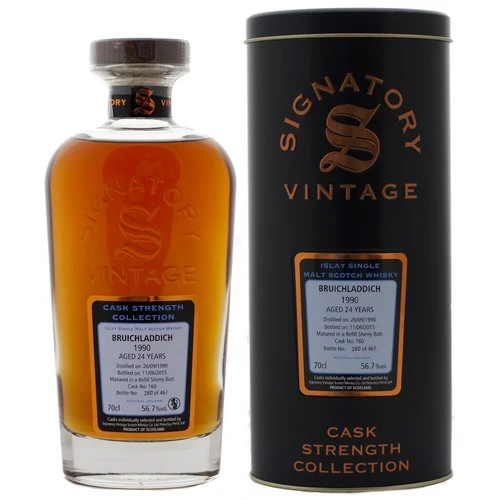 Bruichladdich 23 Year Old 1990 Signatory