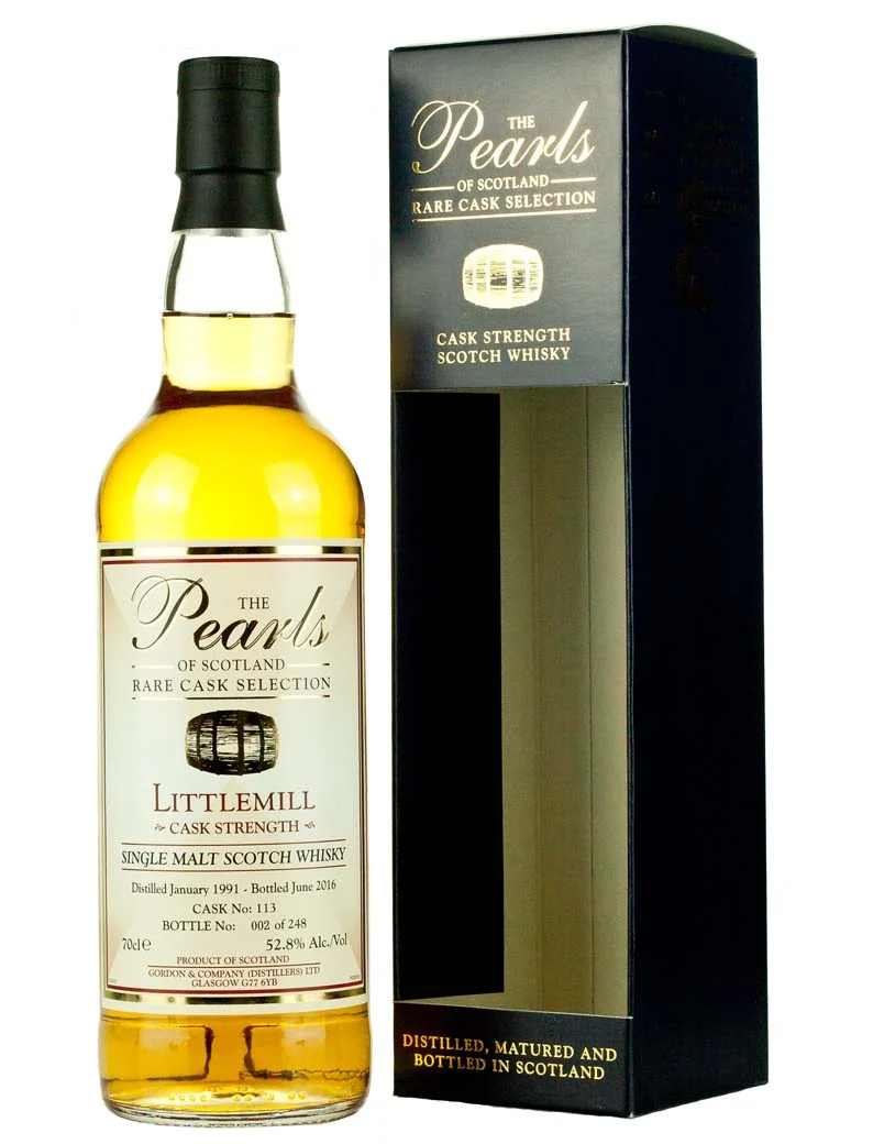 Littlemill 23 Year Old 1991 Pearls of Scotland