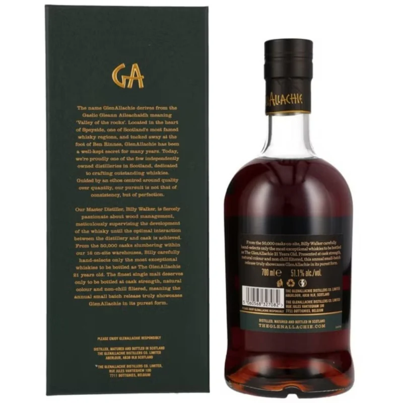 GlenAllachie 21 Jahre Batch 4 Cask Strength 51,1% 0,7l