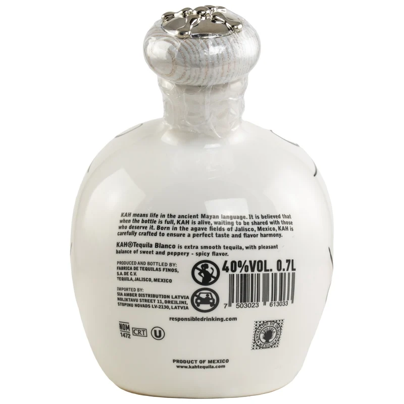 Kah Tequila Blanco 100% De Agave 40% 0,7l