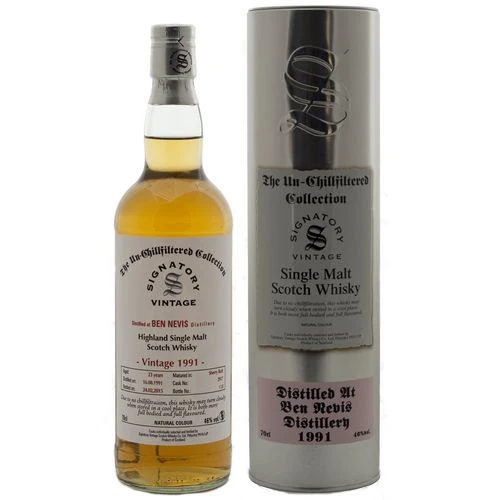 Ben Nevis 23 Year Old 1991 Un-Chillfiltered