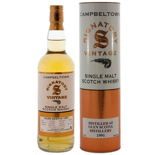 Glen Scotia 22 Year Old 1991 Signatory