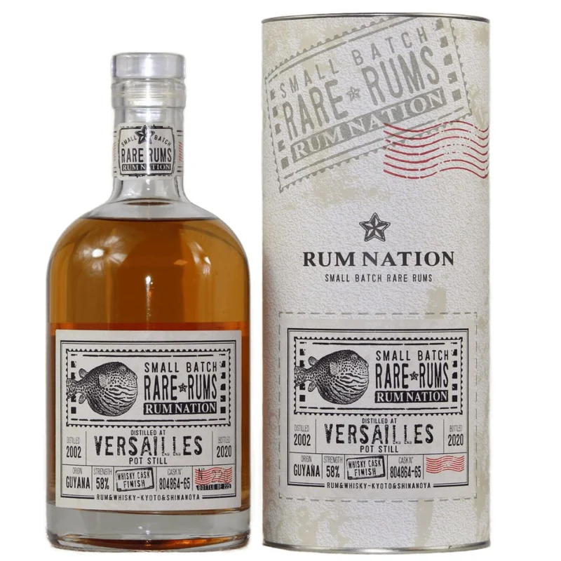 Versailles Guyana Rum 2002/2020 Rum Nation Cask #804864-65 58% 0,7l