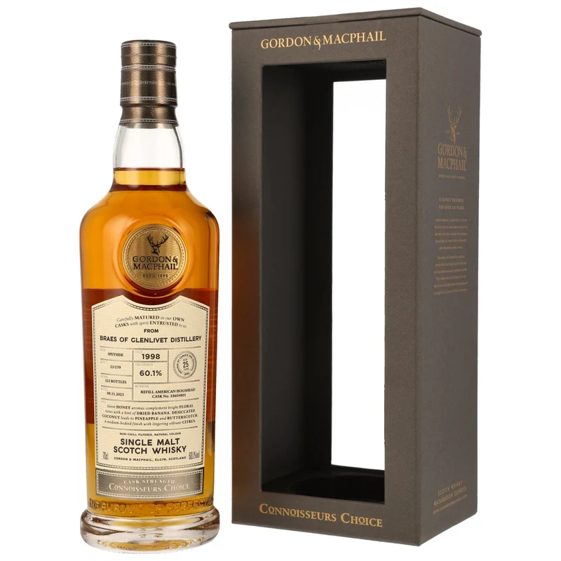 Braes of Glenlivet 25 Jahre Gordon & MacPhail #18604801 60,1% 0,7l