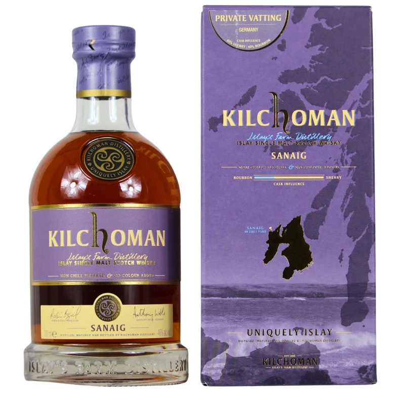 Kilchoman Sanaig Private Vatting Germany 46% 0,7l