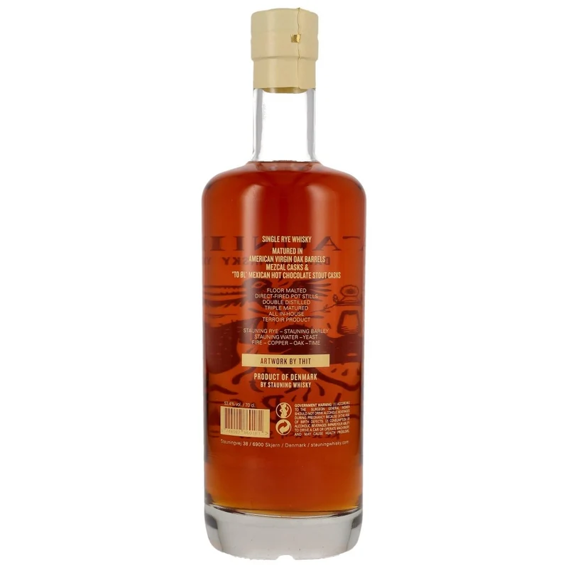 Stauning Dirty Bastard Rye Whisky Mezcal Cask & Stout Finish 53,4% 0,7l
