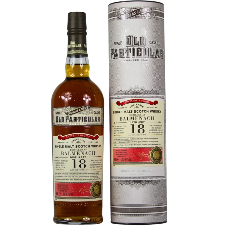 Balmenach 18 Jahre Old Particular Sherry Butt #DL15578 48,4% 0,7l