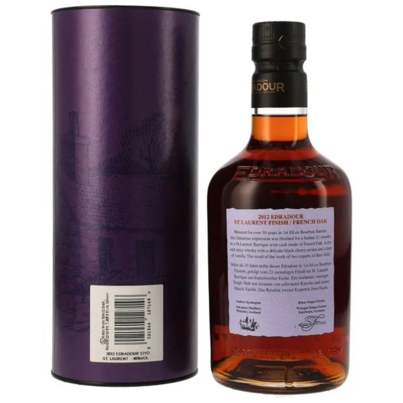 Edradour 12 Jahre Singer-Fischer St. Laurent Barrique #1 46% 0,7l